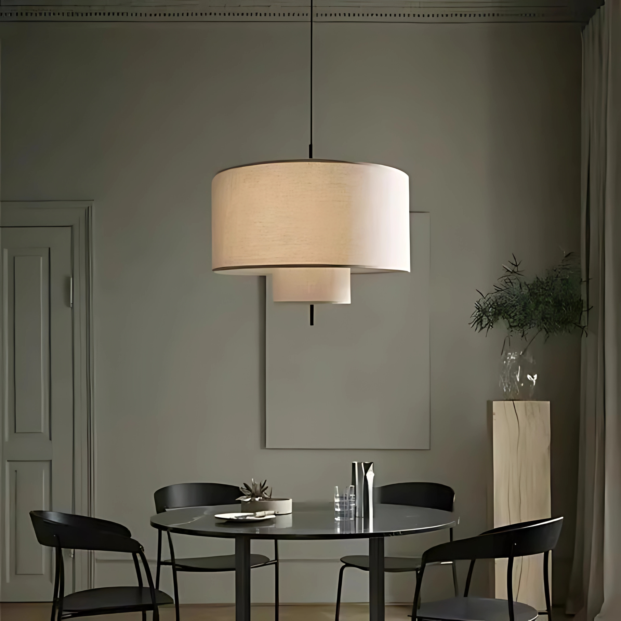 Taklampa Tambour