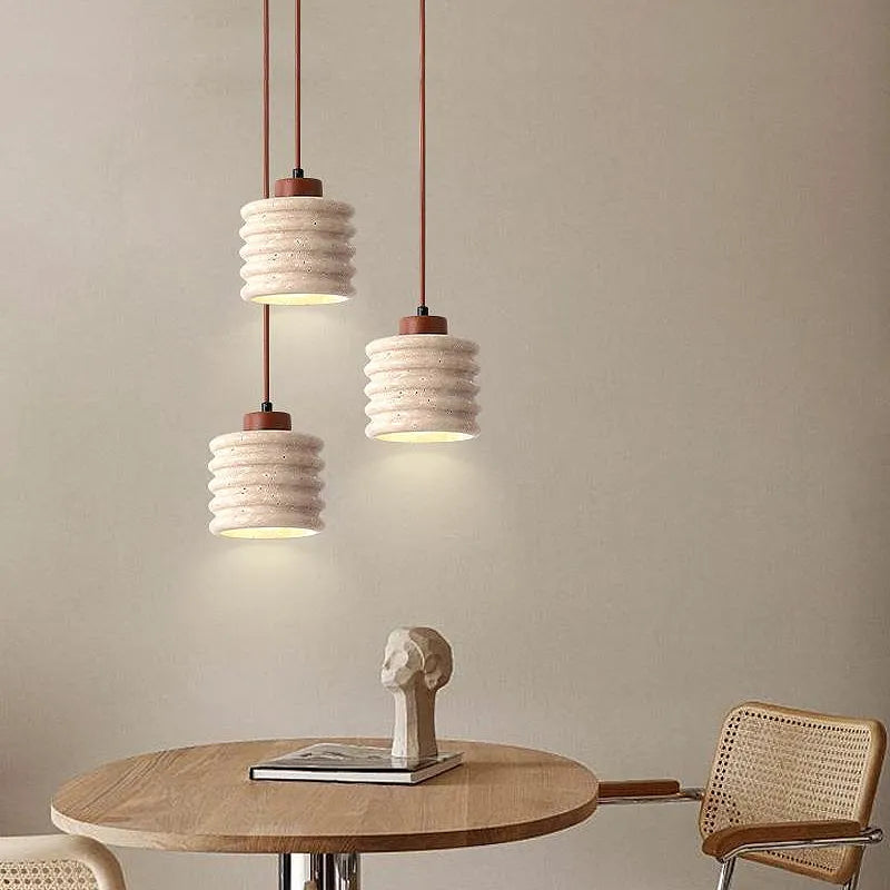 Ceiling lamp Lumo - Wabi Sabi Pendant lamp - Travertine