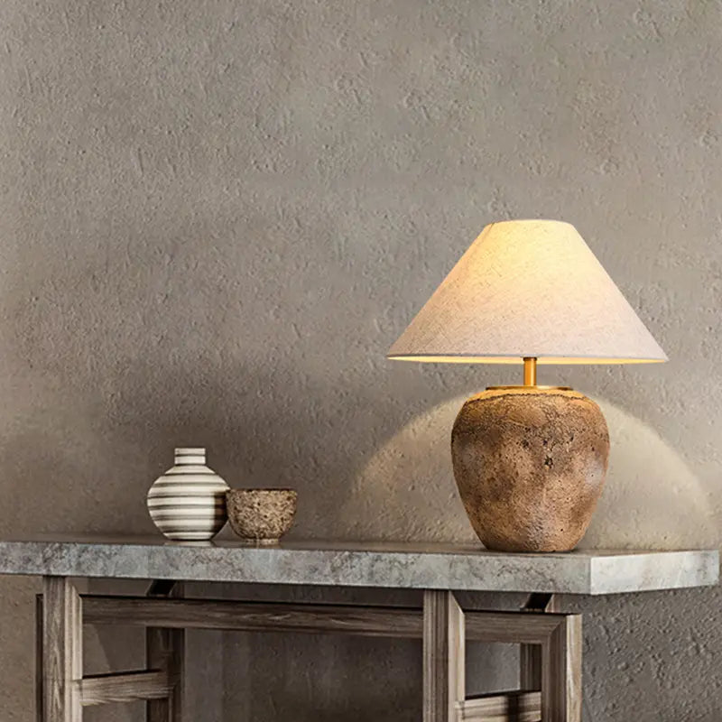 Bordlampe Ældre - Keramik