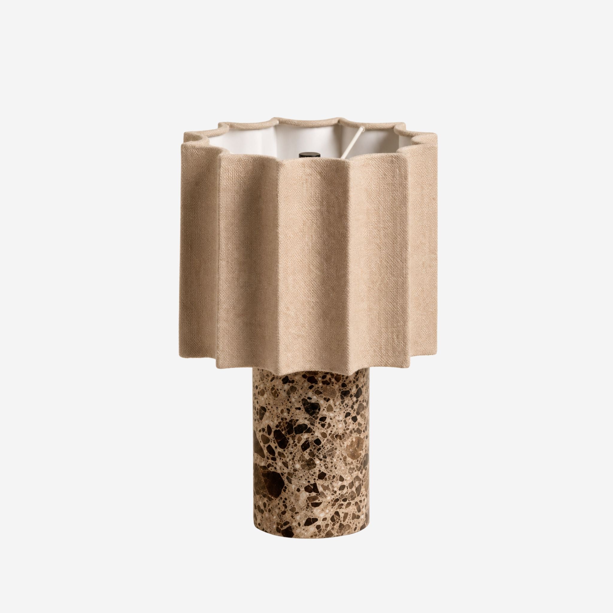Monolit portabel bordslampa, Breccia 25 cm - Trådlös & uppladdningsbar