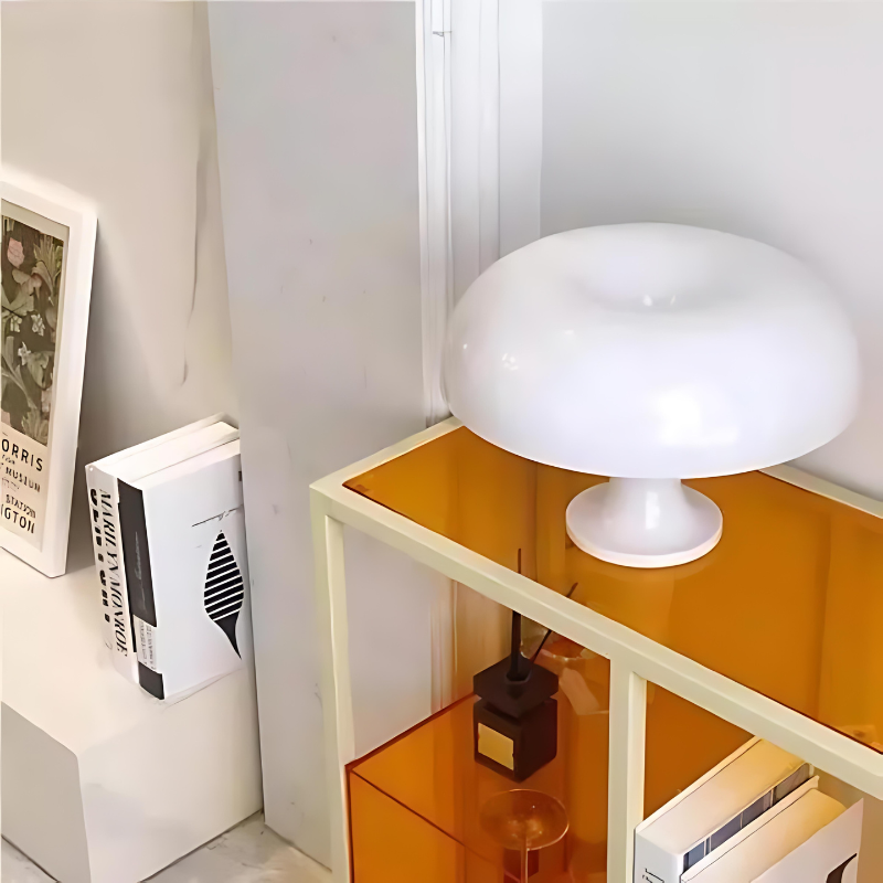 Retro bordslampa - Bauhaus svamplampa