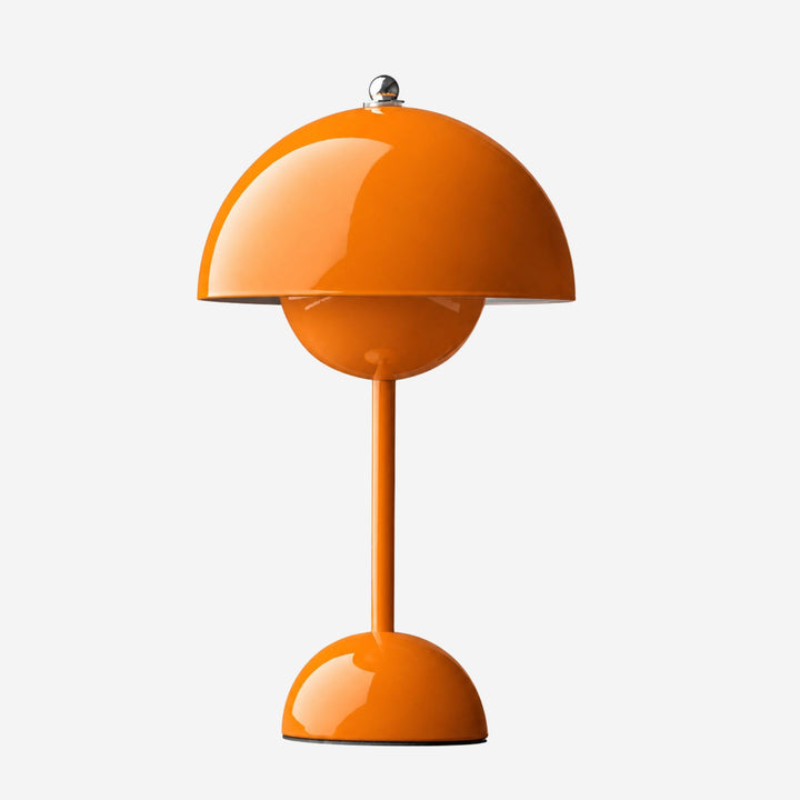 Flowerbud portabel bordslampa, Orange 30 cm - Trådlös & uppladdningsbar
