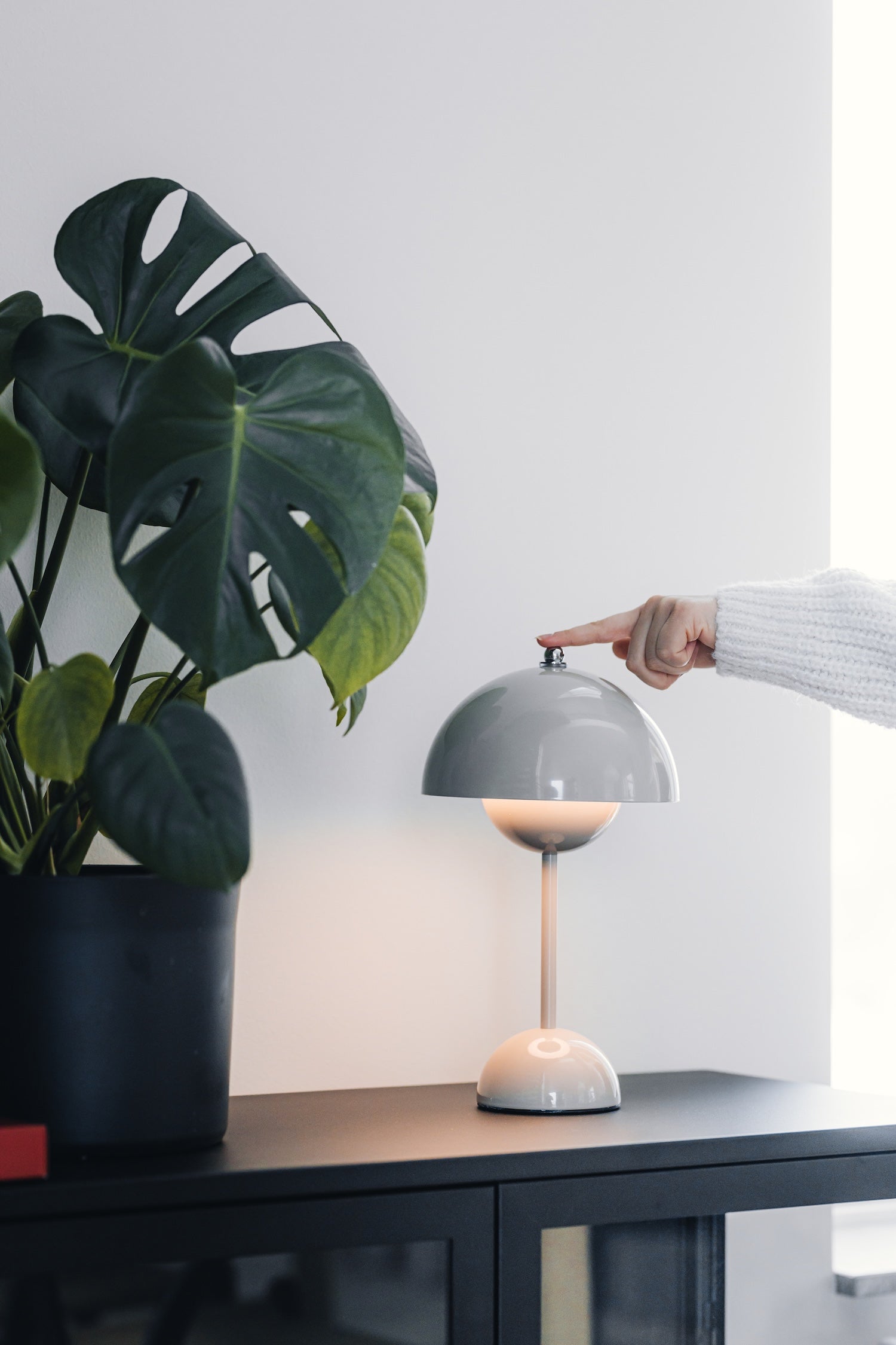 Bordslampa - Svamplampa Flowerbud - Batteridriven 5000 mAH