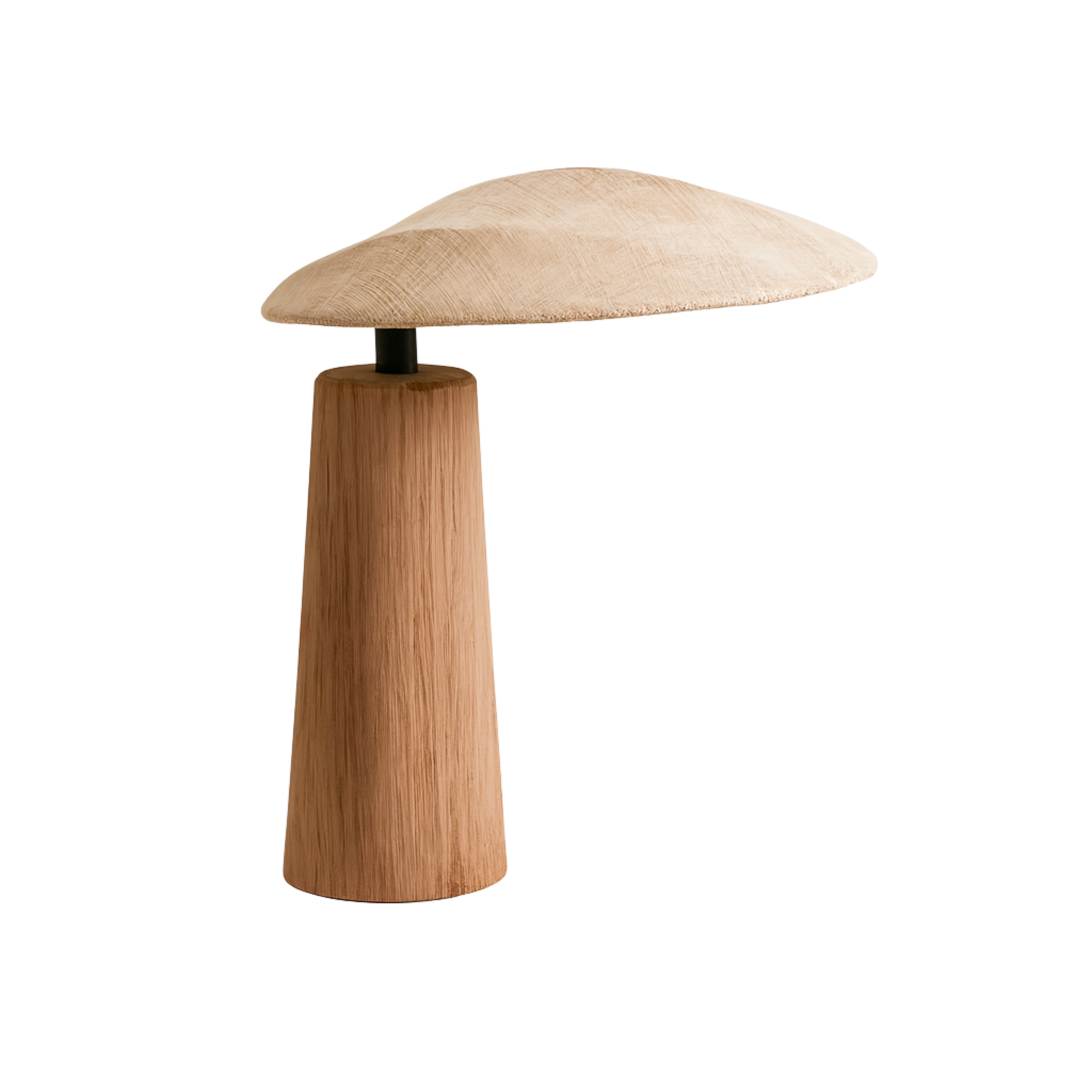 Wabi-sabi bordslampa trä