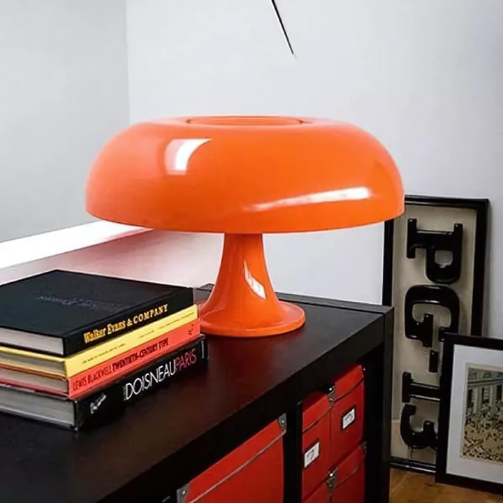 Retro bordslampa - Bauhaus svamplampa