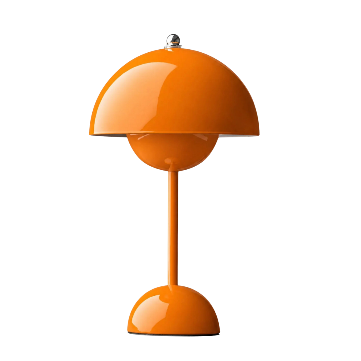 Flowerbud portabel bordslampa, Orange 30 cm - Trådlös & uppladdningsbar