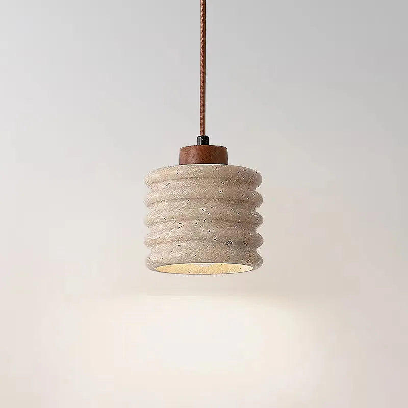 Taklampa Lumo - Wabi Sabi Pendellampa - Travertine