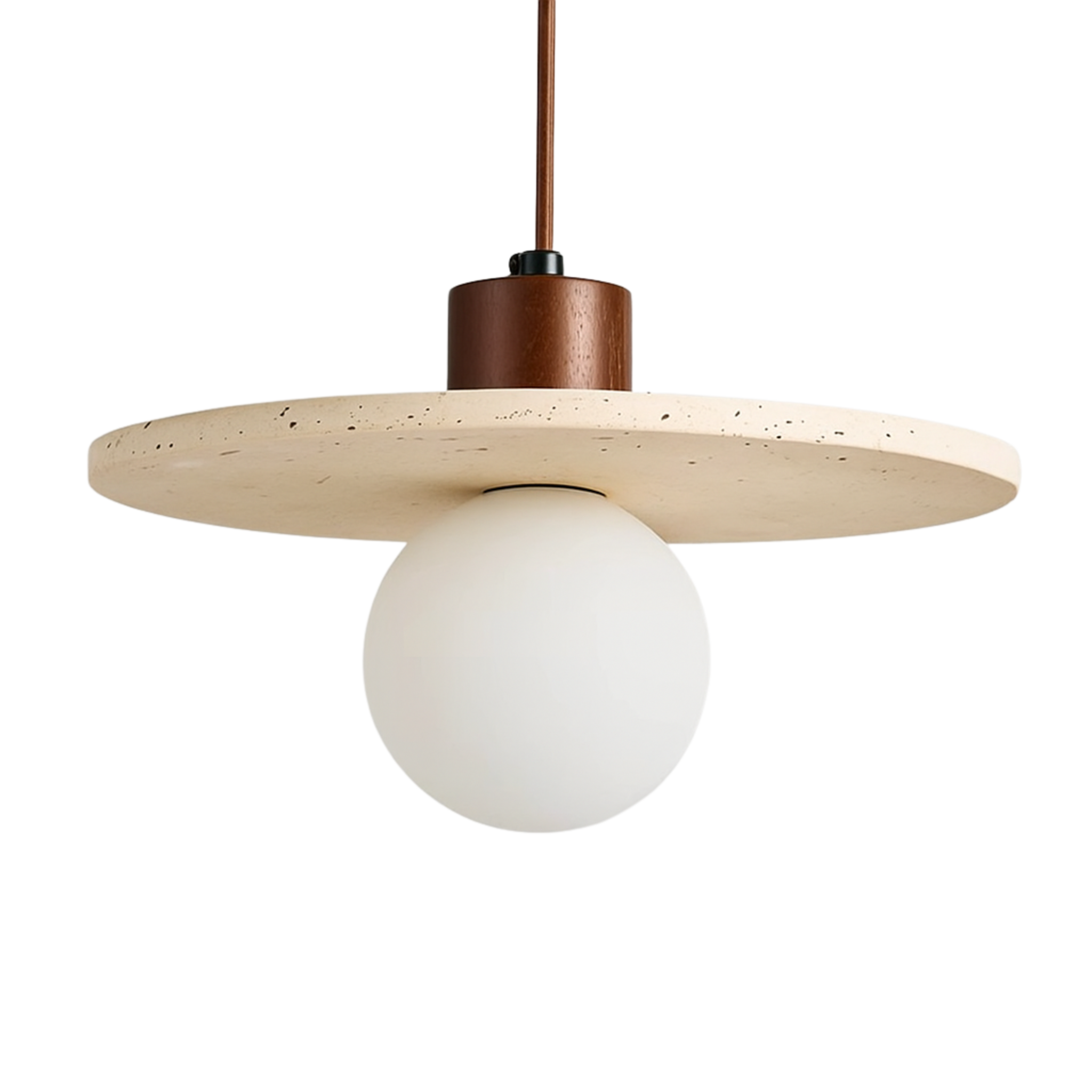 Taklampa Osho - Wabi Sabi Pendellampa - Travertine