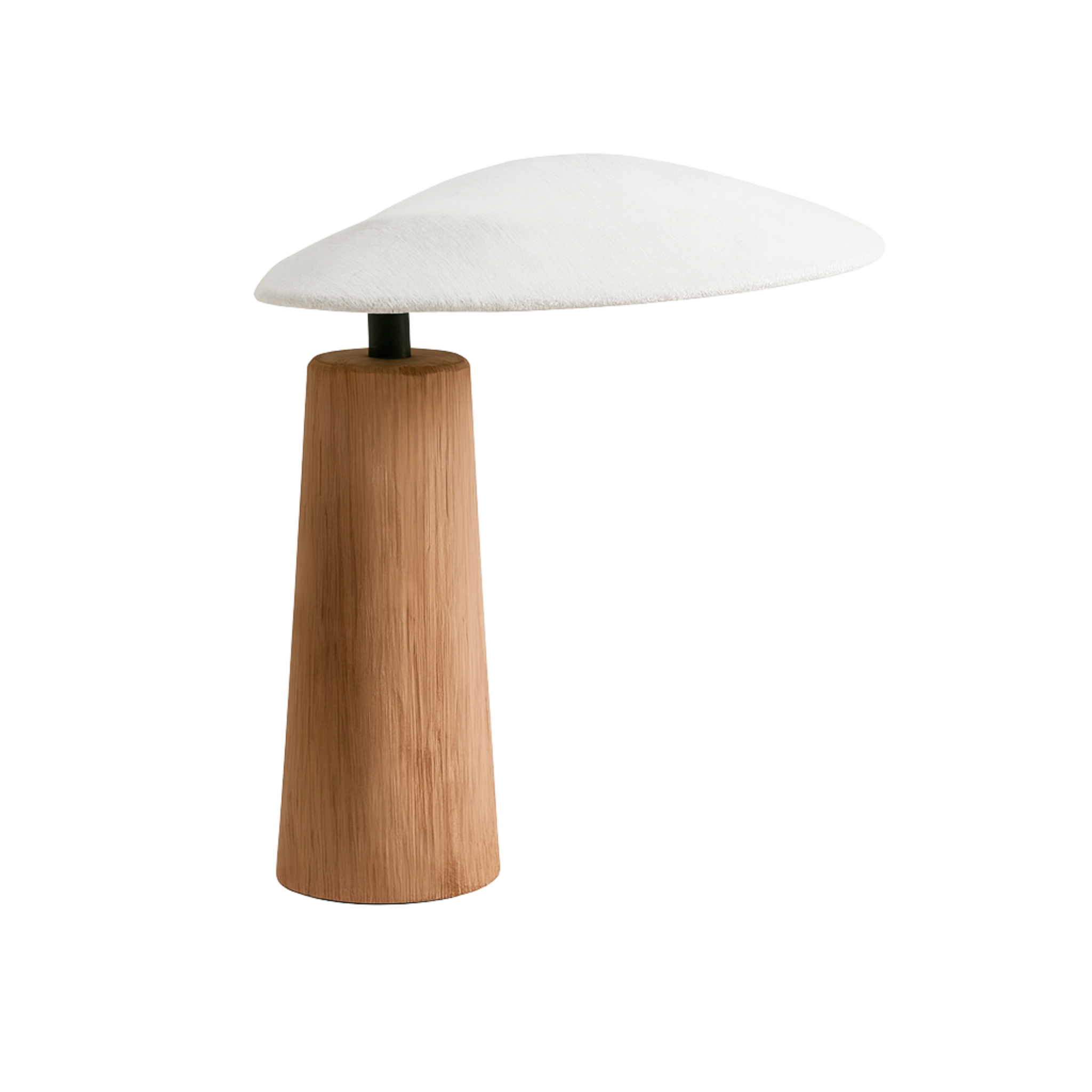 Wabi-sabi bordslampa trä