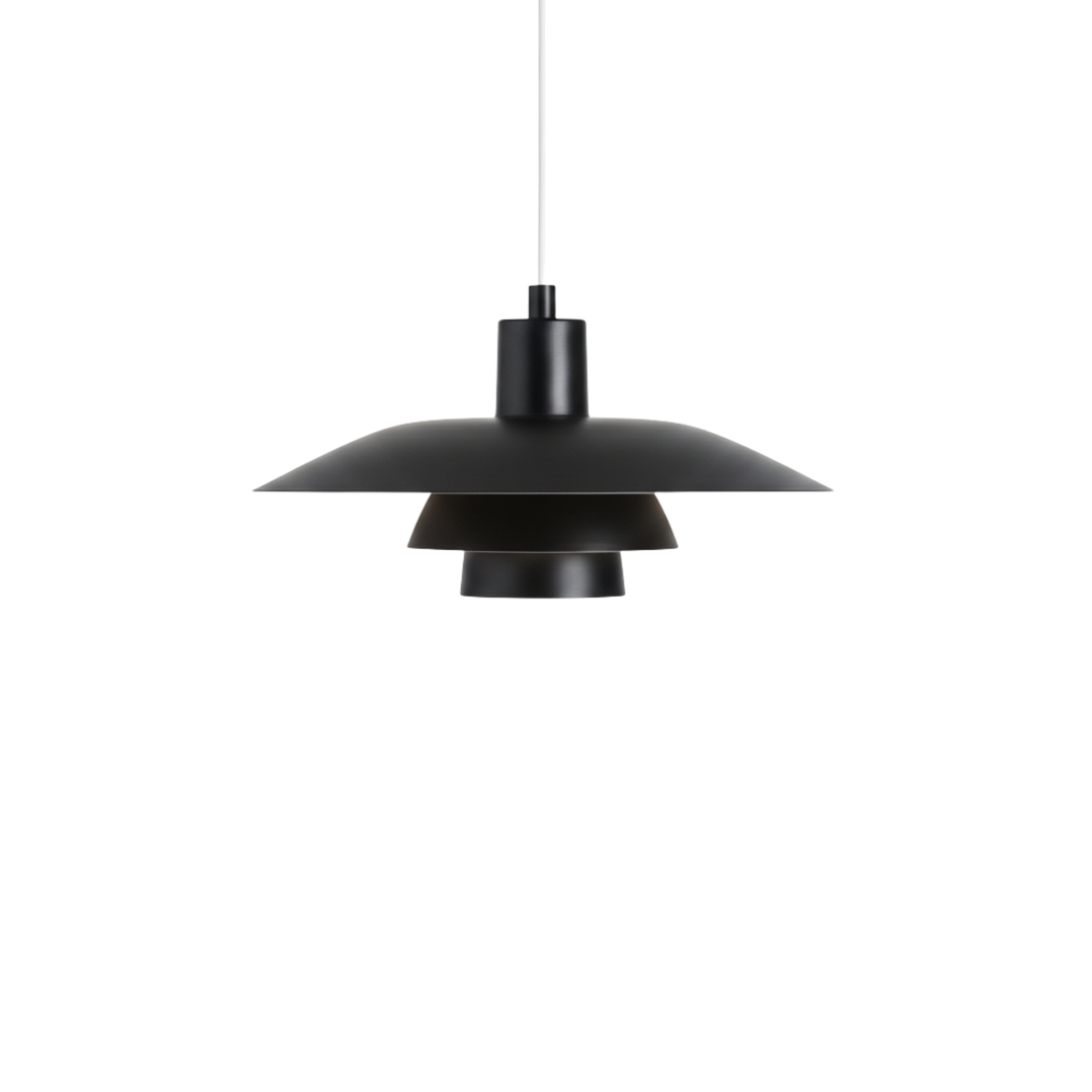 Taklampa Ufo Svart med modern skandinavisk design och mjukt nedåtriktat ljus