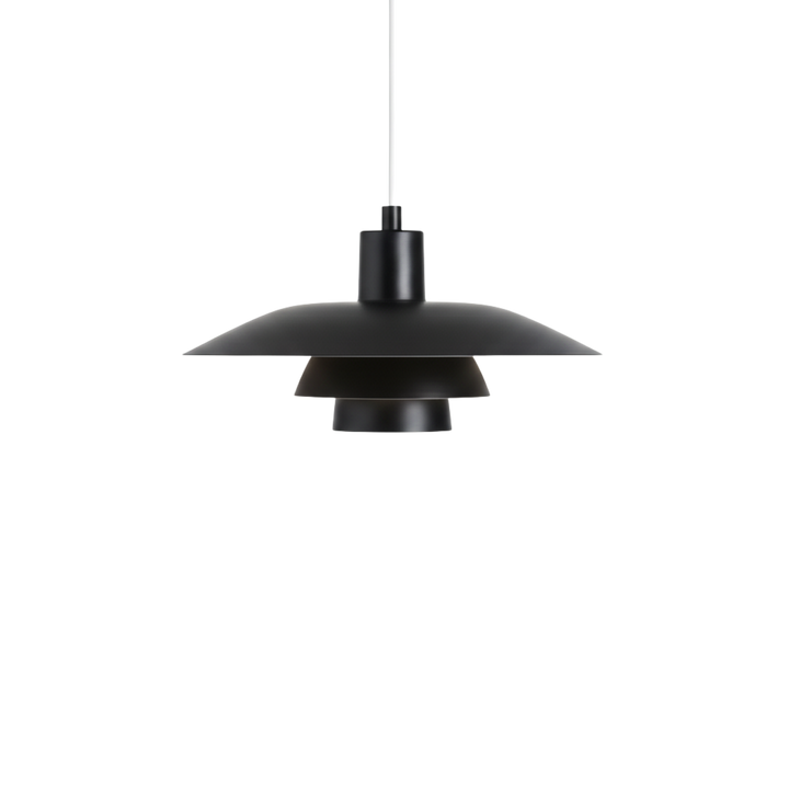 Taklampa Ufo Svart med modern skandinavisk design och mjukt nedåtriktat ljus