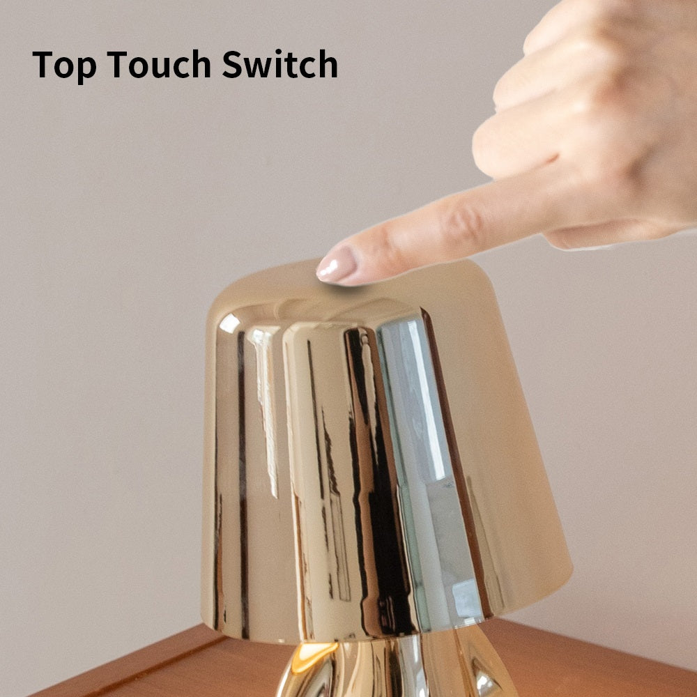 Bordslampa batteri - Thinkerlamp guld