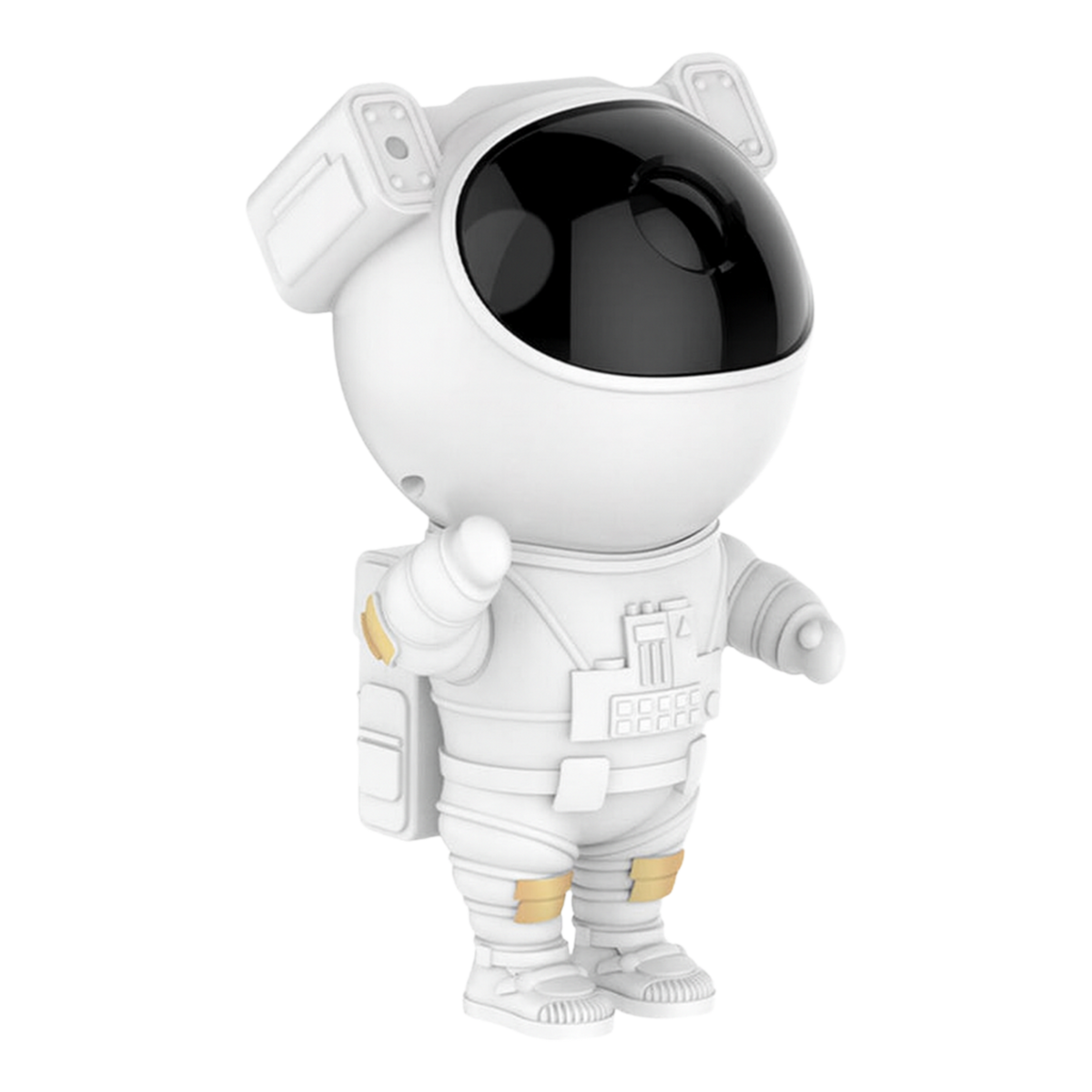Galaxylampa Astronaut i vit design – dekorativ bordslampa med galax- och stjärnprojektion för barnrum och sovrum.