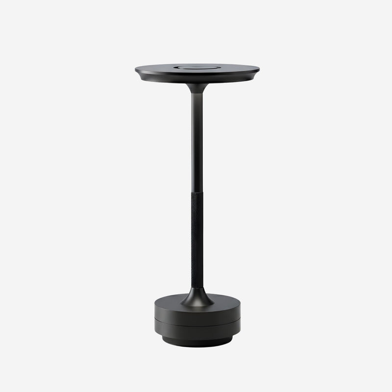 Iron portabel bordslampa svart