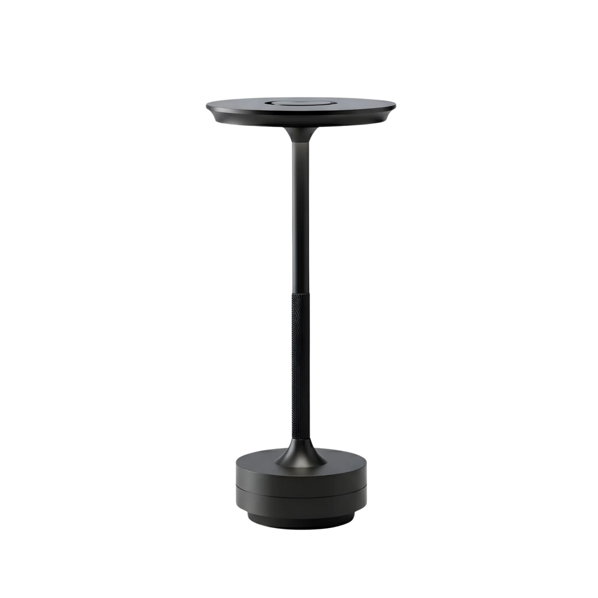 Bordslampa Iron i svart med slimmad design och integrerad LED-belysning, stilren och modern bordslampa för inomhusbruk.