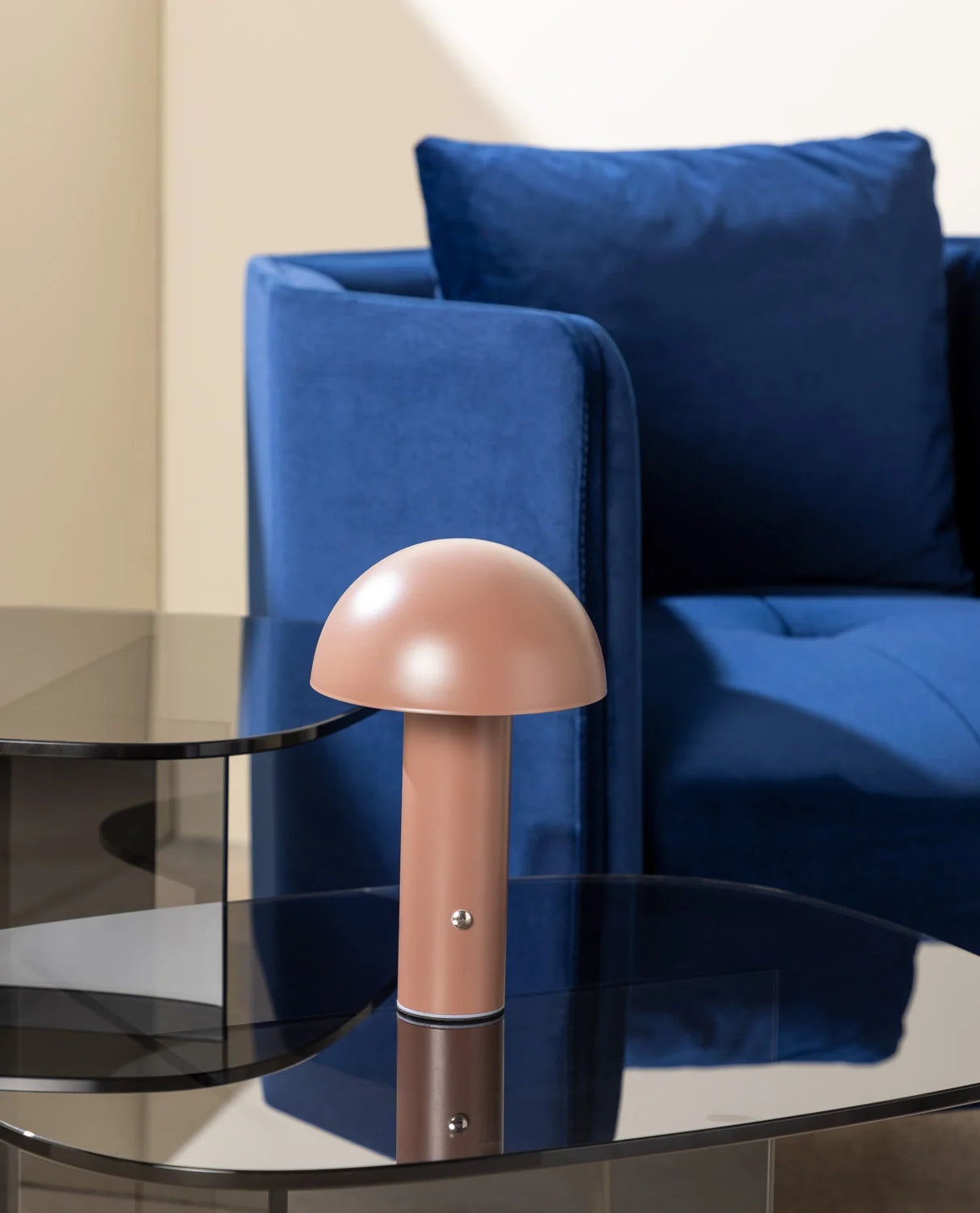 Trådlös bordslampa - svamplampa  De Mesa (Ø15 CM)