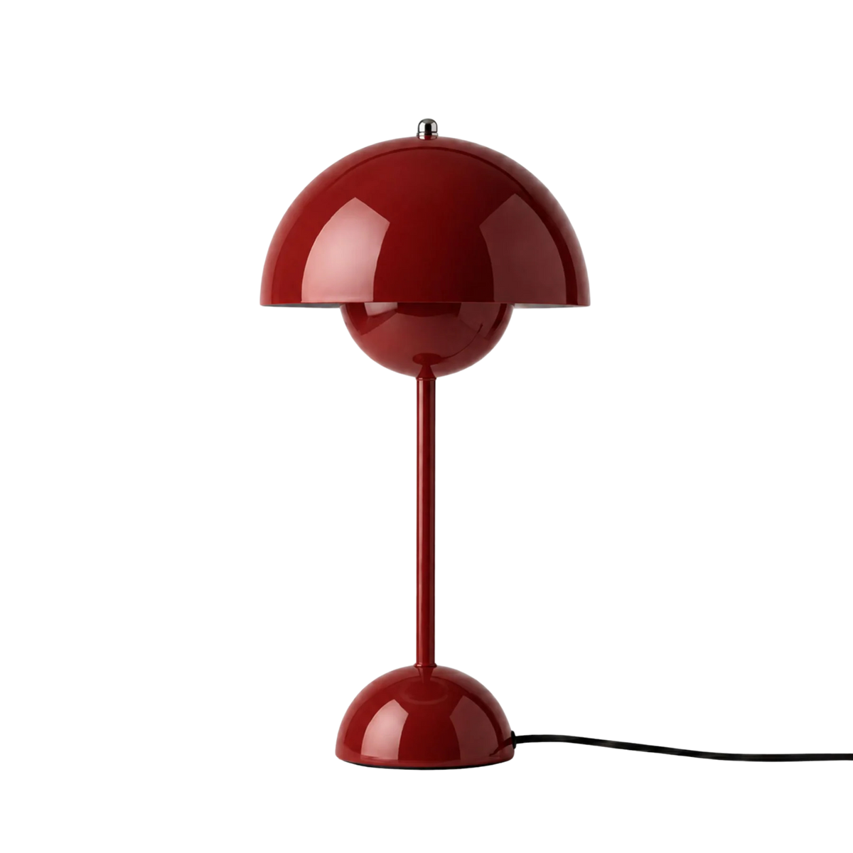 Röd Flowerbud bordslampa 42 cm med sladd i modern design