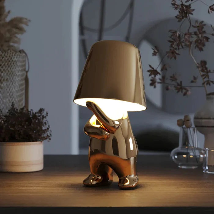 Bordslampa batteri - Thinkerlamp guld