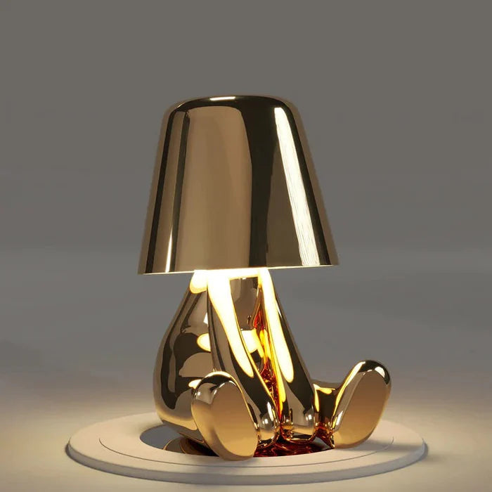 Bordslampa batteri - Thinkerlamp guld