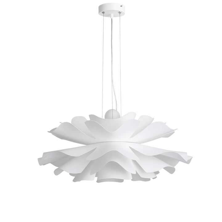 Taklampa Celeste i vit design med mjukt, diffust ljus