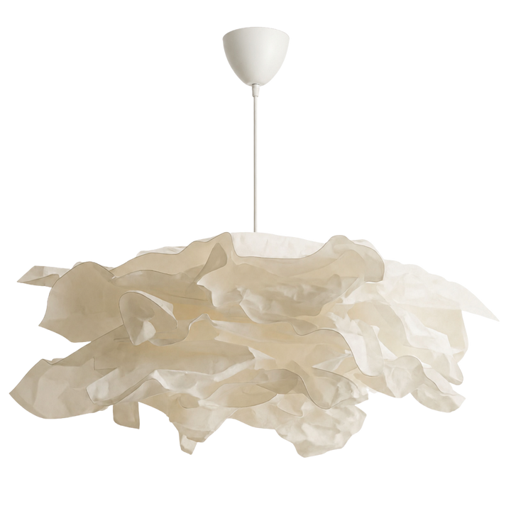 Taklampa Cloudy i organisk design med mjuka former som ger ett behagligt och stämningsfullt ljus