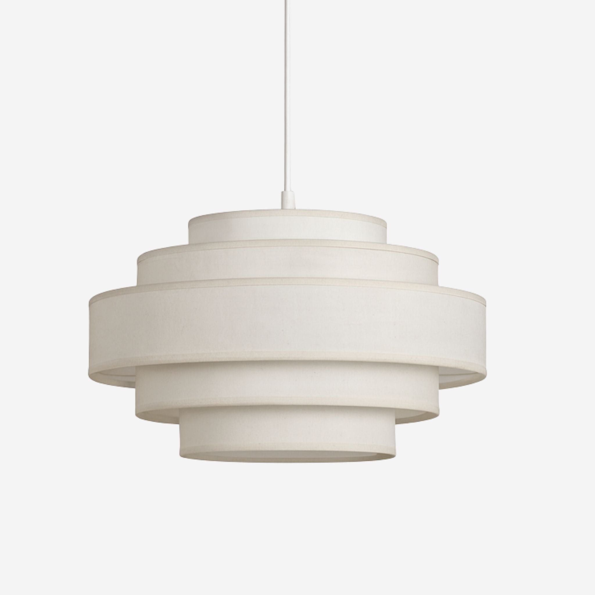 Taklampa Helix med lagerformad design och mjukt ljus