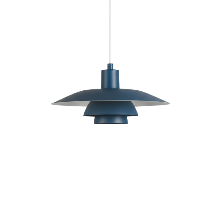 Taklampa Ufo Blå med modern skandinavisk design och mjukt nedåtriktat ljus
