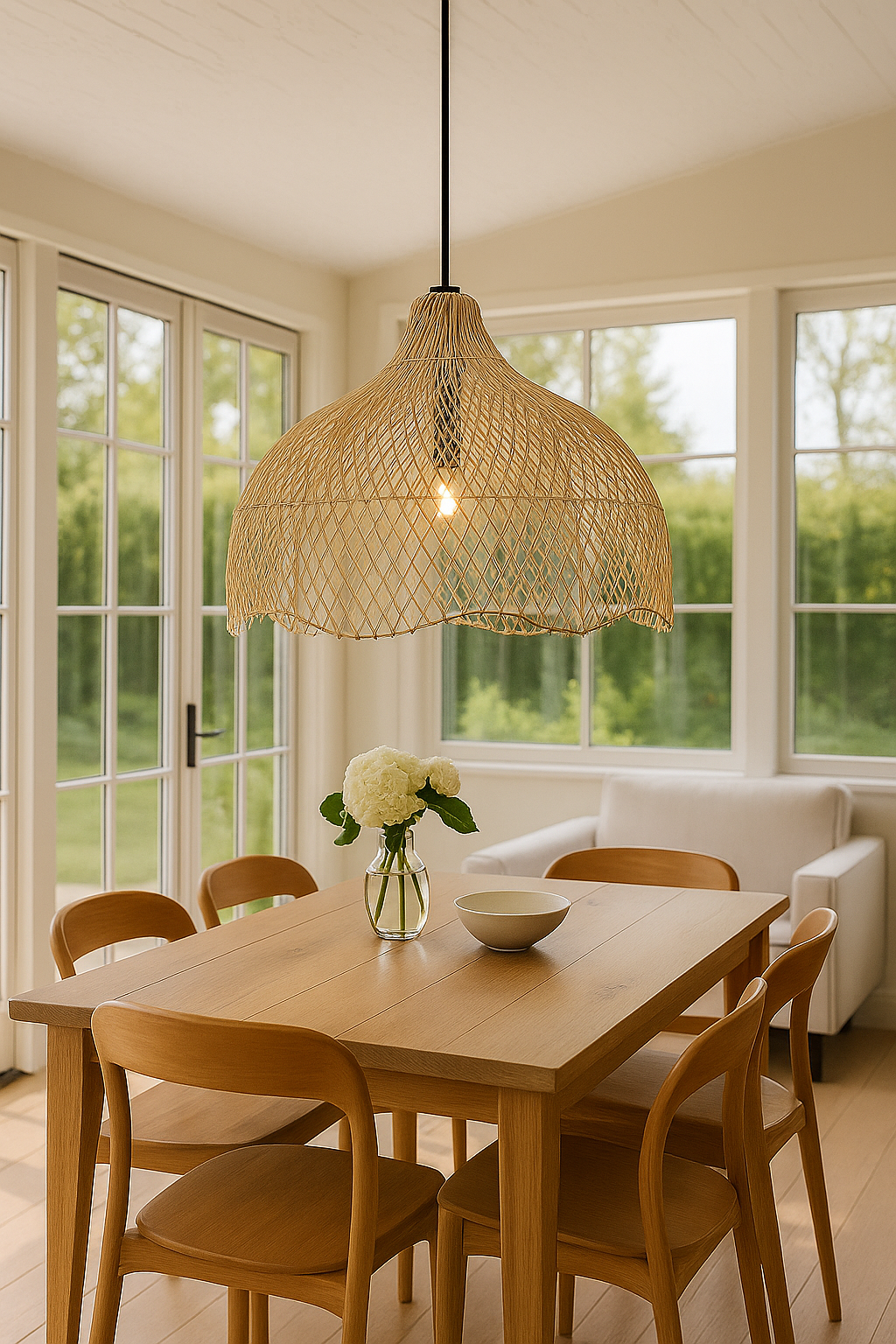 Taklampa Nest - Pendellampa Natur - Rotting