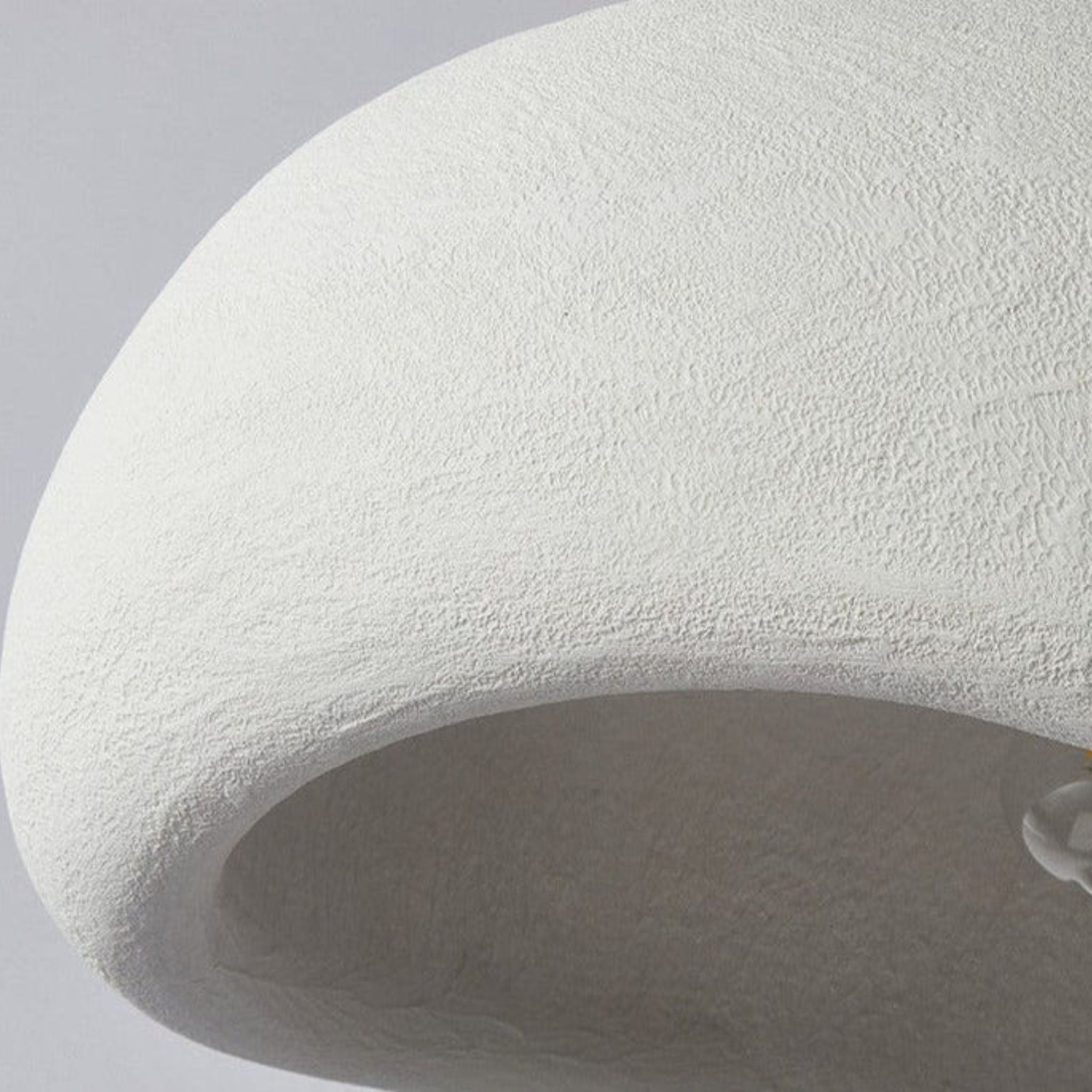 Detaljbild på materialet av Wabi Sabi Taklampa